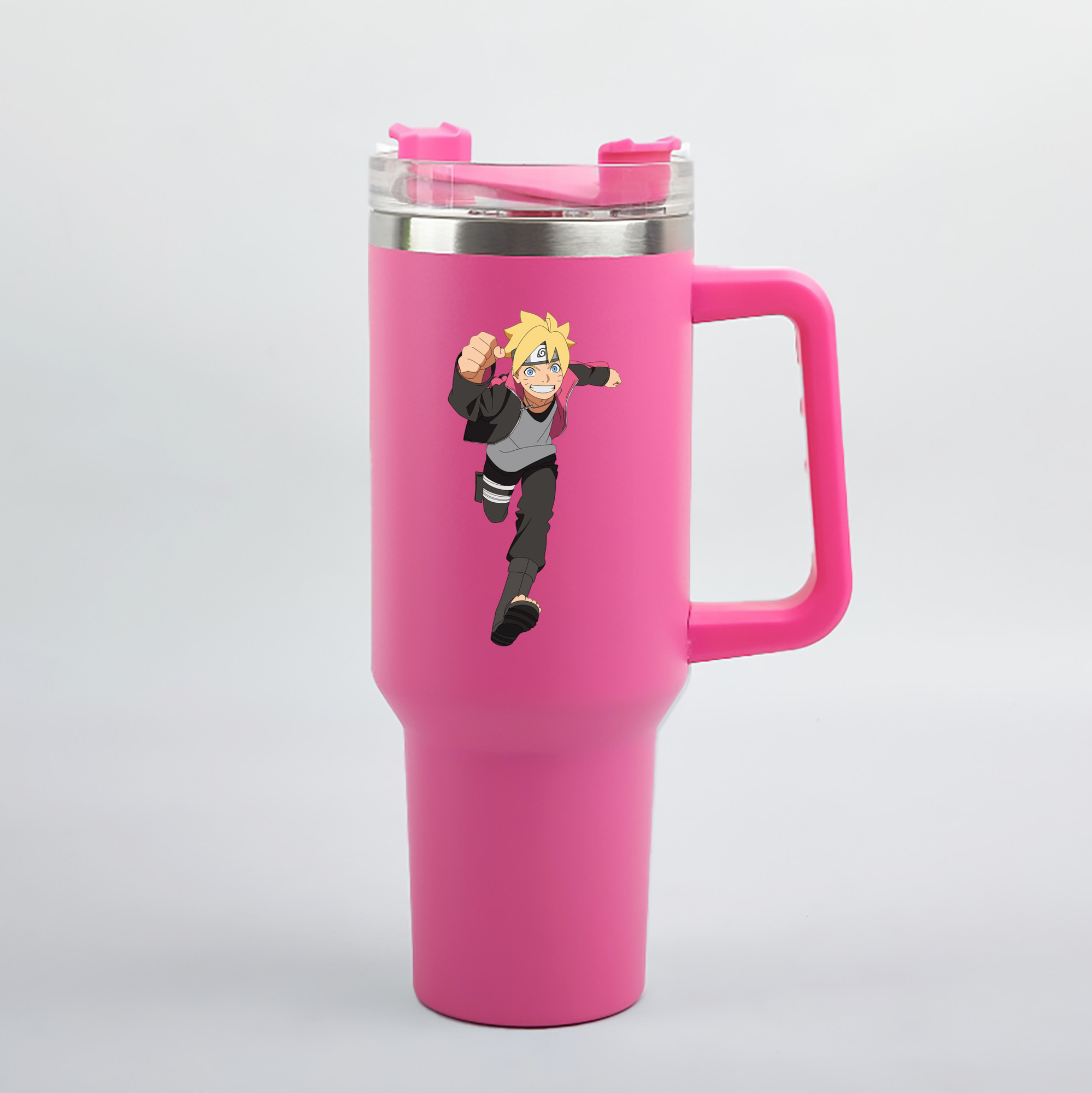 （画像用） NARUTO -ナルト- うずまき ボルト Uzumaki Boruto 1200mL車用タンブラー（カラープリント）